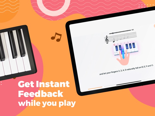 Free piano hot sale learning app ios