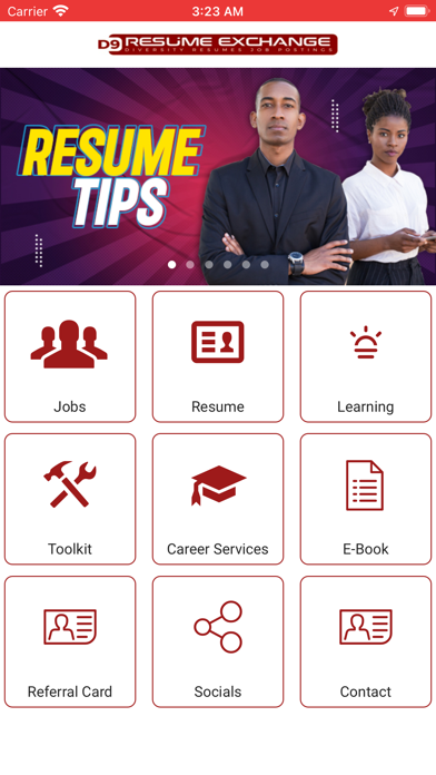 D9 Resume Exchange Screenshot