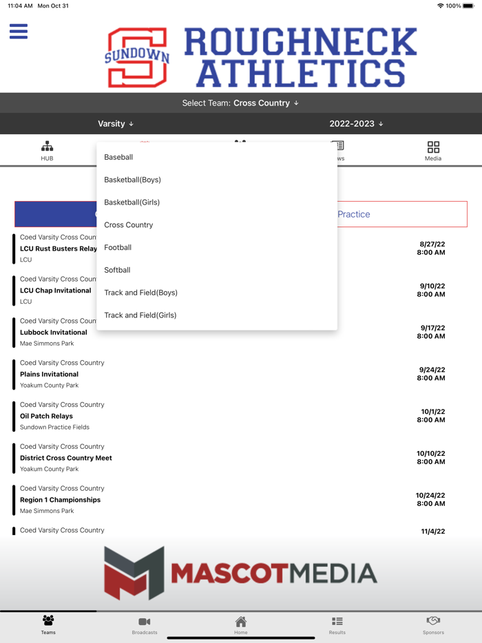 Sundown Roughnecks Athletics