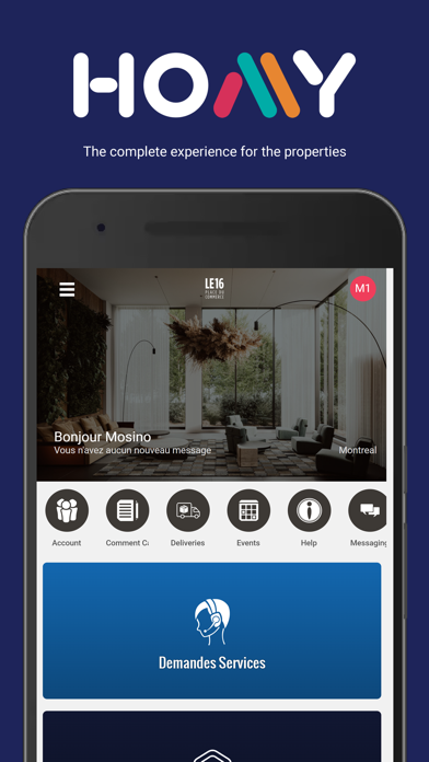 Screenshot 1 of Homy App