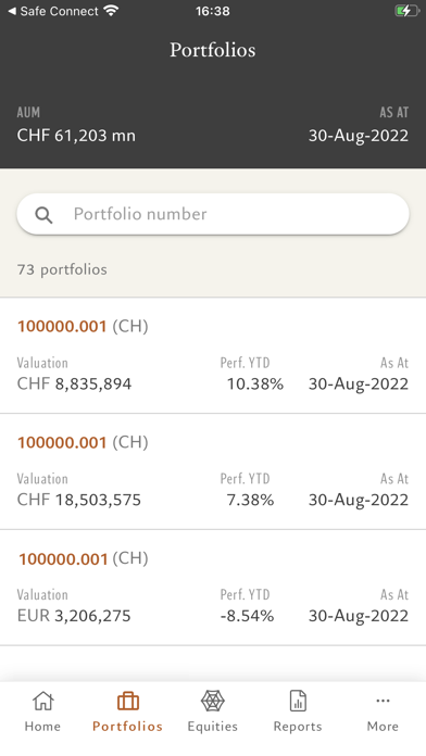 Screenshot #2 pour Pictet Connect Mobile