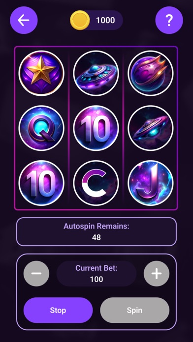 Cosmo Slot Casino Games Screenshot