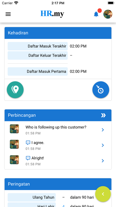 HR.my Mobile Screenshot