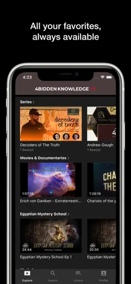 Game screenshot 4biddenknowledge TV hack