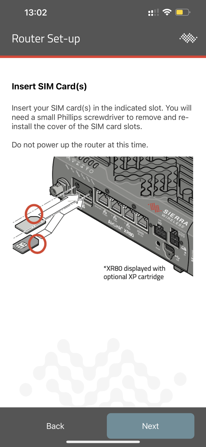 AirLink Registration