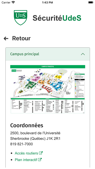 SécuritéUdeS Screenshot