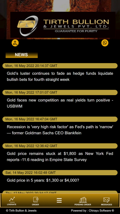 Tirth Bullion Screenshot
