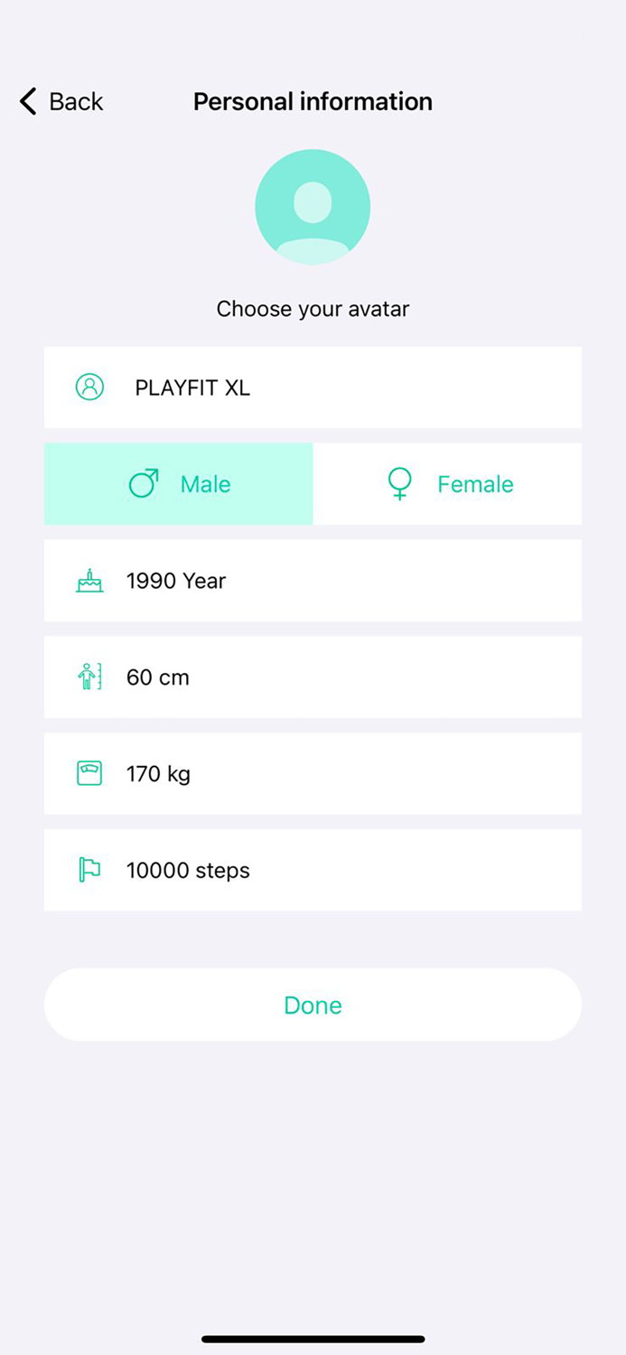 PLAYFIT XL - IoT Wearable