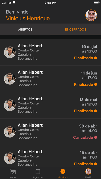 Allan Hebert Barber Shop Screenshot