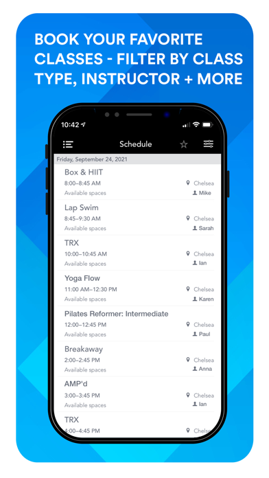 Chelsea Piers Athletic Club Screenshot