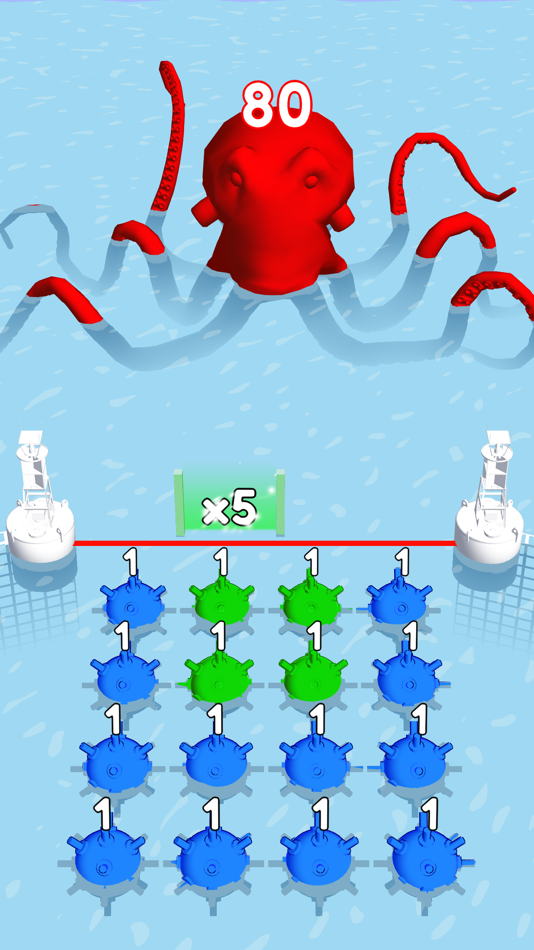 #3. Merge Attack! (iOS) 由: Maksym Vasylevych