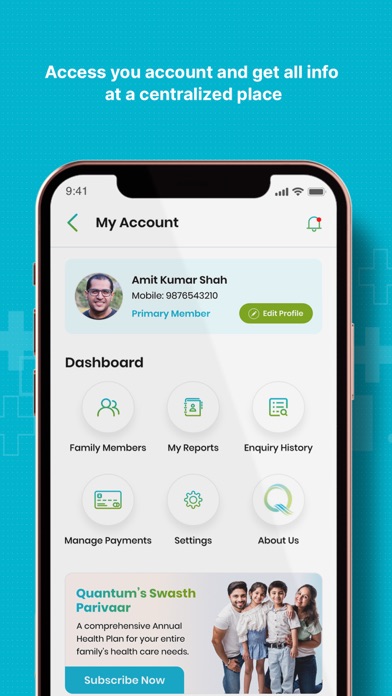 MyHealth Quantum Screenshot