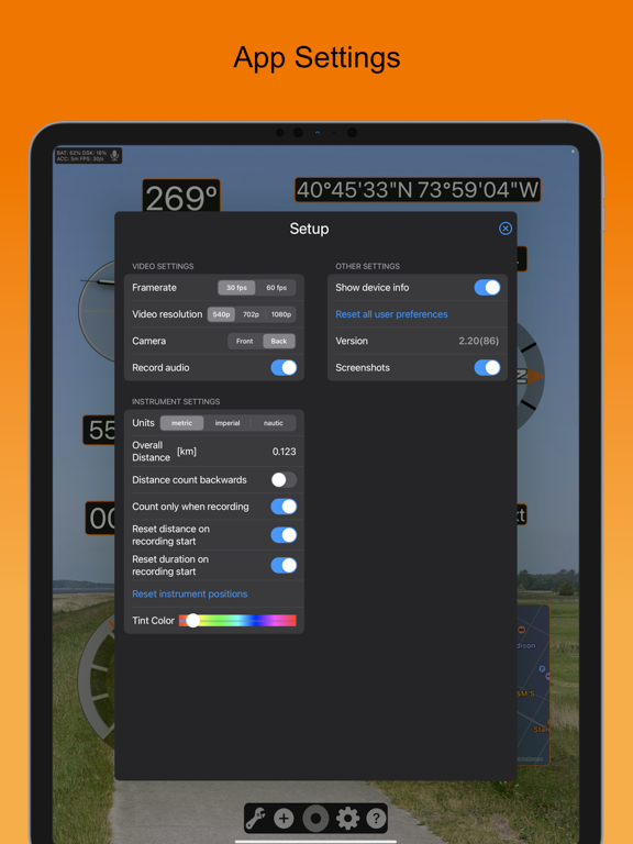 Timestamp Camcorder: GPS, Maps iPad screenshot 6 - Photo & Video app