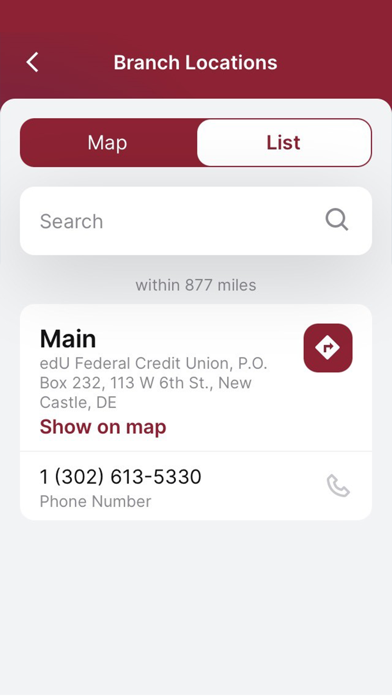 edU Federal Credit Union Screenshot