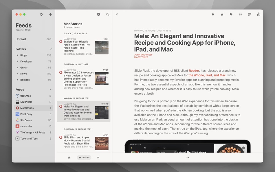 Reeder 5. - 5.4.3 - (macOS)