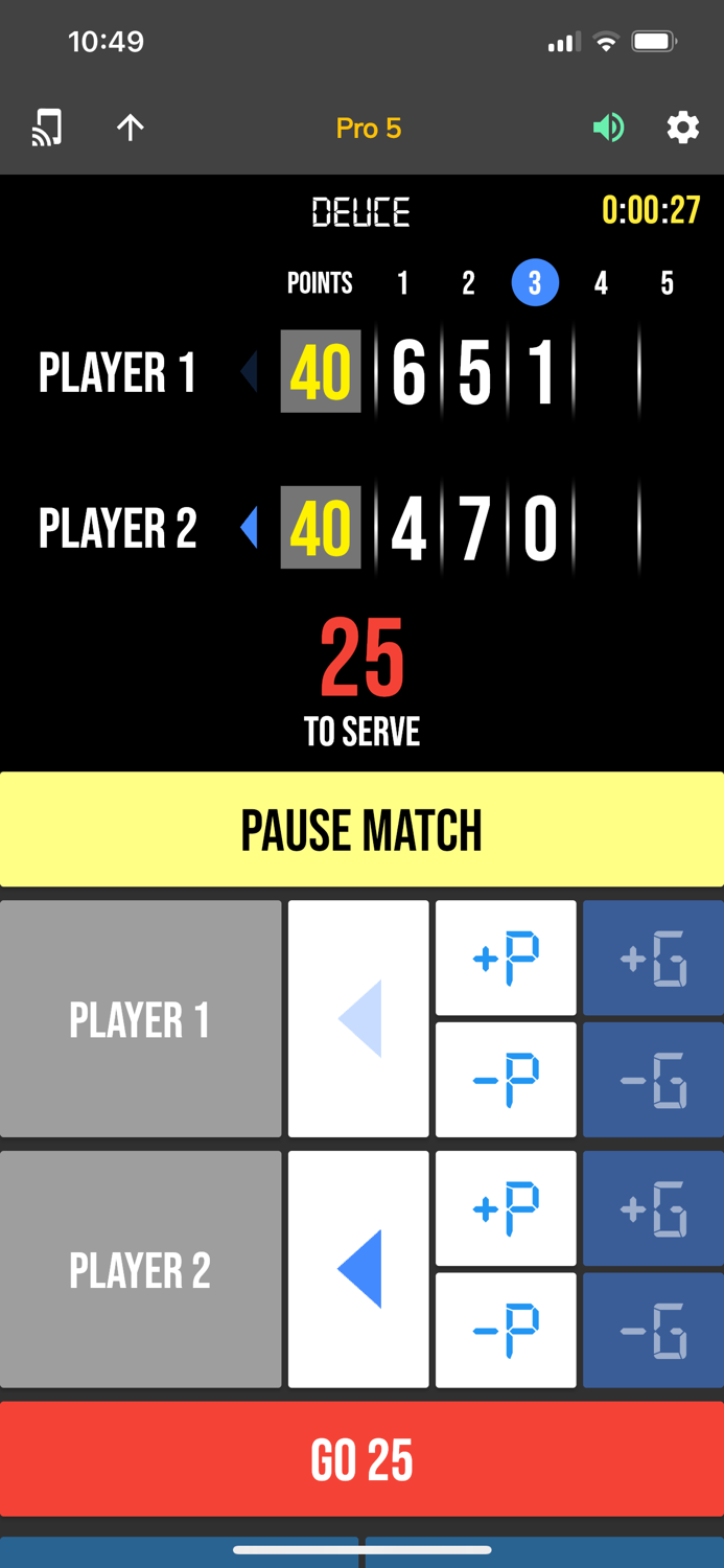 BT Tennis Controller