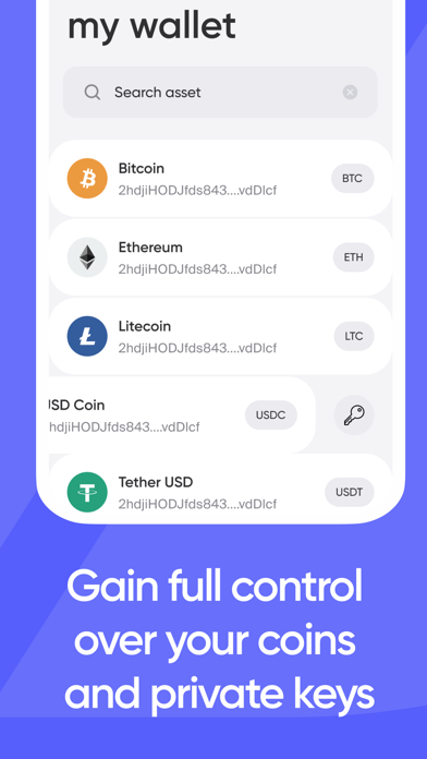MoneyPipe: New HD Wallet Screenshot