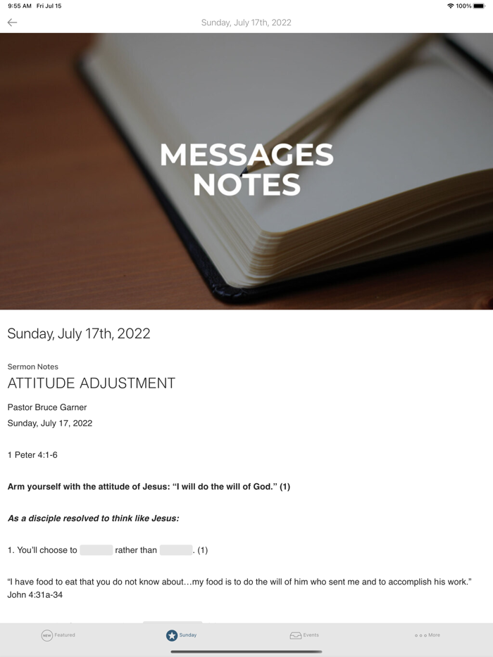 CrossPoint Church HB