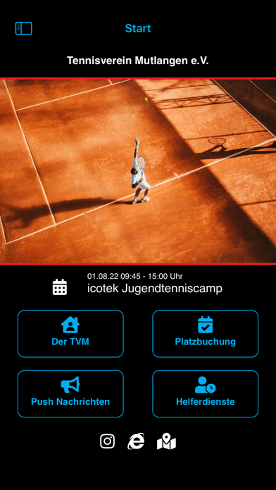 Tennisverein Mutlangen e.V. Screenshot