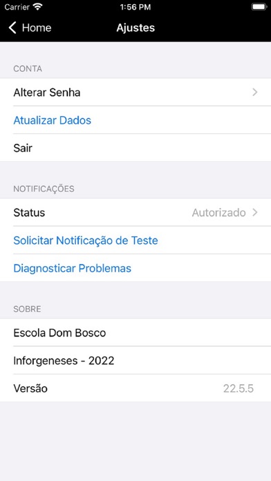 Escola Dom Bosco Screenshot