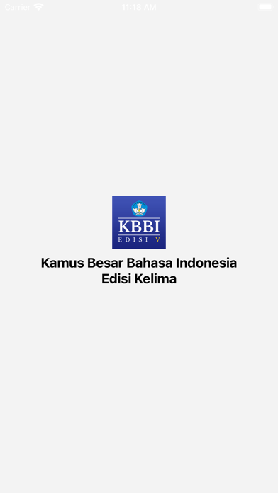 Kamus Besar Bahasa Indonesia Screenshot