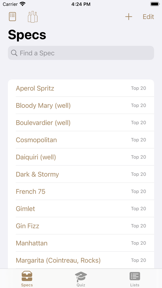 #4. [Specs] (iOS) 게시자: Jesse Ditson