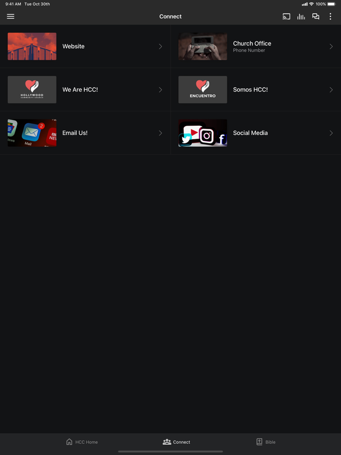 Hollywood Community Church App