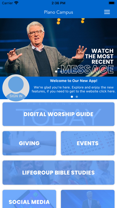 Prestonwood Connect Screenshot