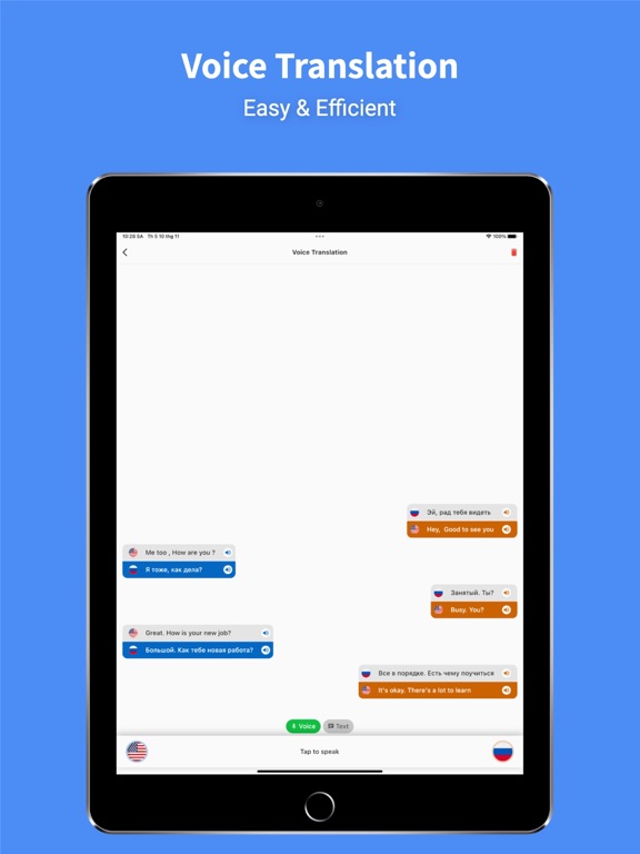 Russian - English : Translator iPad screenshot 2 - Productivity app