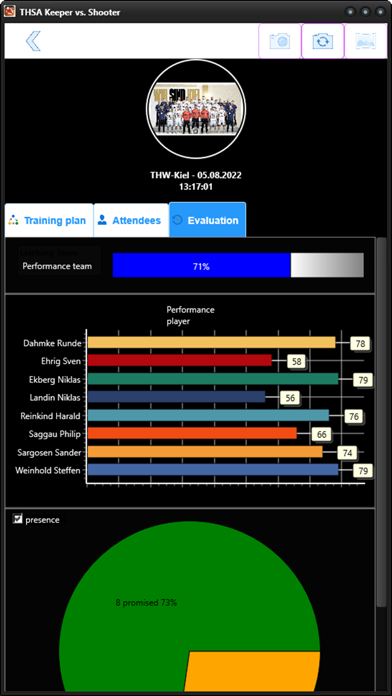 THSA-TS Handball Training Screenshot