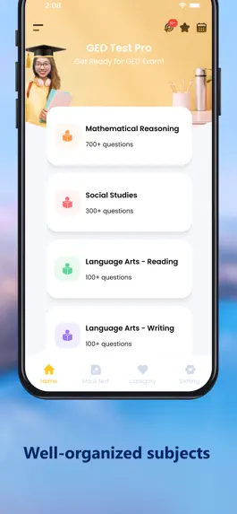 Game screenshot GED® practice test hack