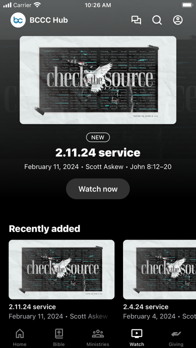 Broad Creek Christian Church Screenshot