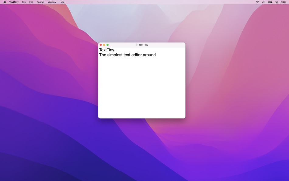 #1. TextTiny (macOS) By: Jonathan Berger