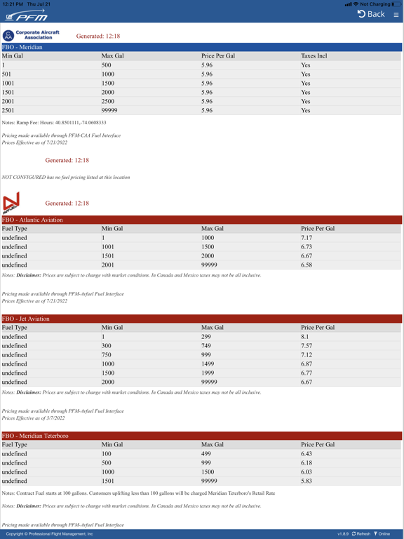 Screenshot #6 pour PFM Mobile App v2