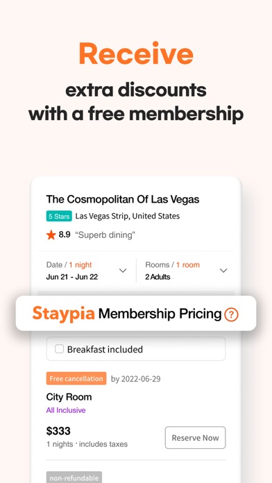 Staypia-Cheapest hotel booking Screenshot