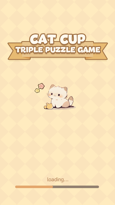 Cat cup3 Tile Cute casual game Screenshot