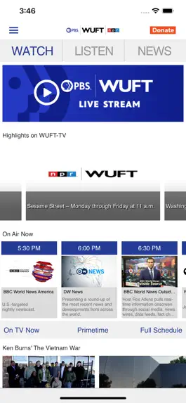 Game screenshot WUFT Public Media App apk