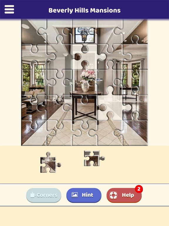 Beverly Hills Mansions Puzzle screenshot 3