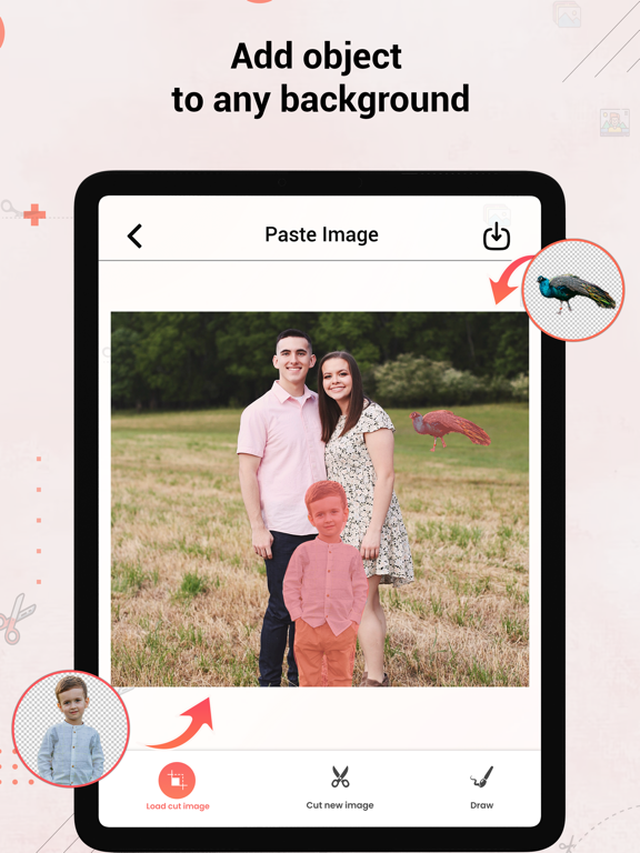 Cut Paste Photo : BG Changer iPad screenshot 2 - Photo & Video app