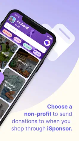 Game screenshot iSponsor: Shop & Give apk