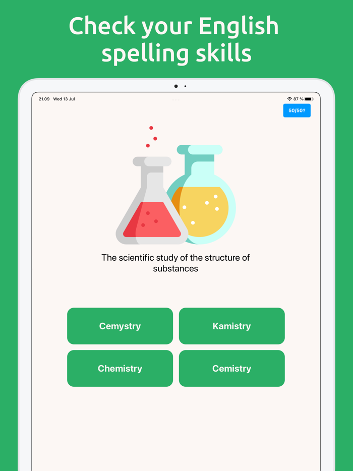 Word Spelling Games Quiz