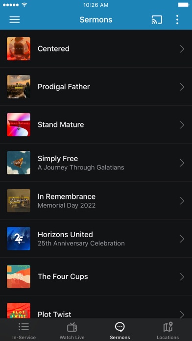 Horizons Church Screenshot