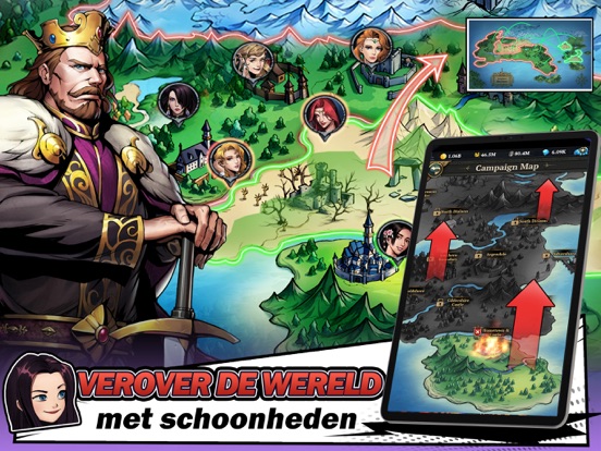 King's Throne iPad app afbeelding 2