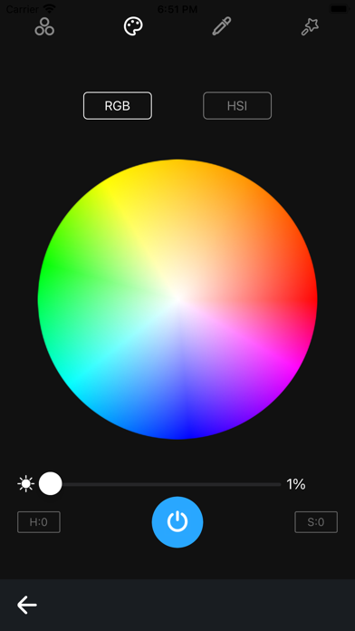 Instarter Spectar LED Screenshot