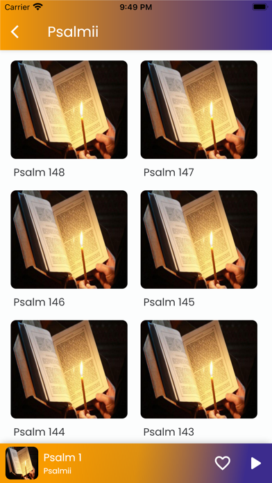 PSALMI Audio in Limba Romana Screenshot