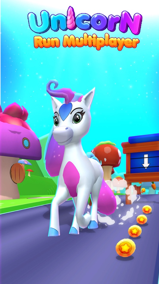 #1. Unicorn Run pvp Running Games (iOS) Podle: BigCode Games Pvt Ltd