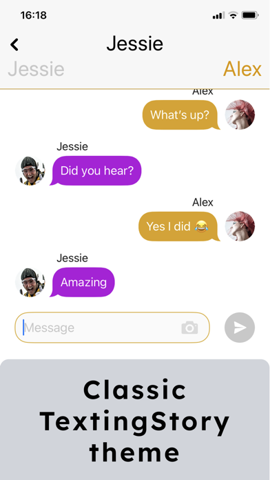 TextingStory Chat Story Maker Screenshot