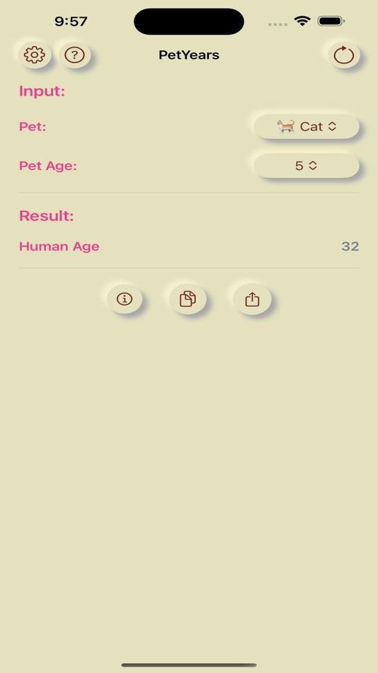 PetYears: Pet Age Calculator - 1.0.0 - (iOS)