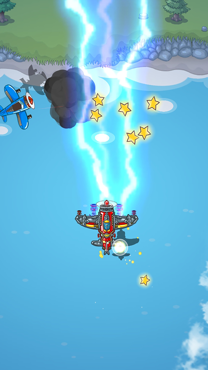 Flying Shooter Alien War Game