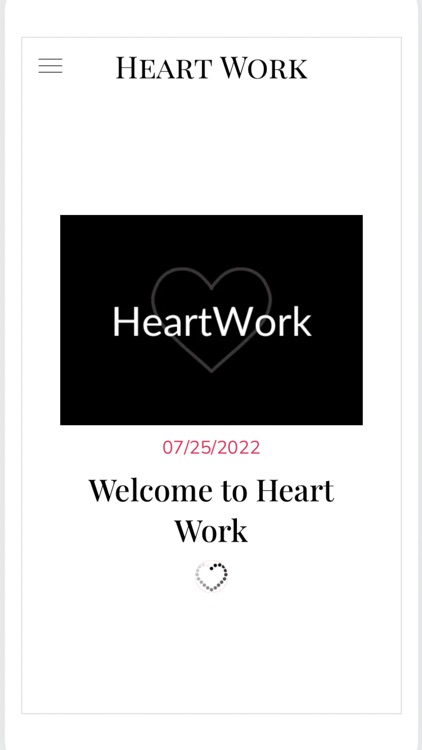 Heart Work App